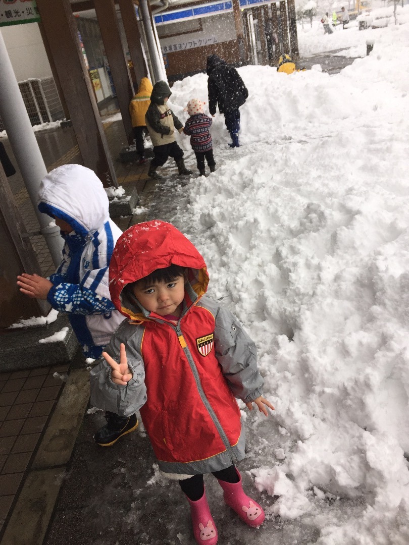 おはようございます 大雪警報です 大阪体操クラブのおもしろ面々